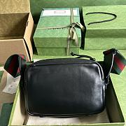 Gucci tonal double G black shoulder bag - 5