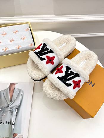 Louis Vuitton Fur Sandals