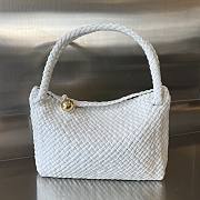 Bottega Veneta Tosca white intreccio leather shoulder bag - 1