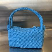 Bottega Veneta Tosca blue intreccio leather shoulder bag - 4