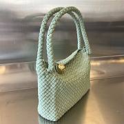 Bottega Veneta Tosca mint intreccio leather shoulder bag - 2