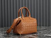 Bottega Veneta Bauletto medium brown leather bag - 2