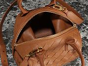 Bottega Veneta Bauletto medium brown leather bag - 3