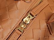 Bottega Veneta Bauletto medium brown leather bag - 6