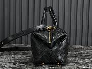 Bottega Veneta Bauletto medium black leather bag - 6