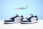 Nike white blue shoes  - 3