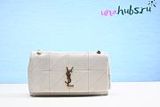 YSL Jamie Medium White Shoulder Bag - 1