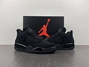 Air Jordan 4 GS Black Cat CU1110-010 Shoes  - 1