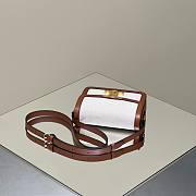 Celine Triomphe crochet embroidery natural bag - 6