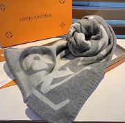 Louis Vuitton Gray Scarf - 1