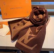 Louis Vuitton Brown Scarf - 1