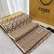 Fendi All-Over Logo-Intarsia Scarf - 5