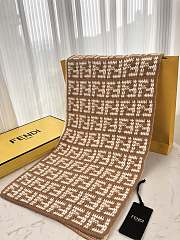 Fendi All-Over Logo-Intarsia Scarf - 6