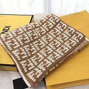 Fendi All-Over Logo-Intarsia Scarf - 3