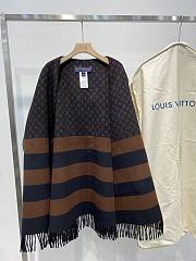 Louis Vuitton brown cashmere coat - 3