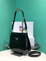 Prada Cleo Brushed Black Leather Shoulder Bag - 4