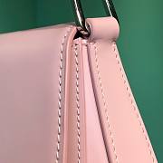 Prada Cleo Brushed Pink Leather Shoulder Bag - 4