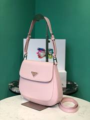 Prada Cleo Brushed Pink Leather Shoulder Bag - 5