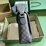 Gucci Ophidia messenger gray leather bag   - 2