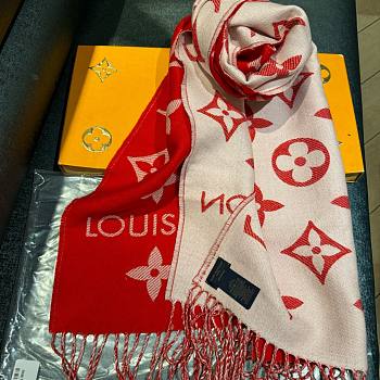 Louis Vuitton Red Essential Scarf