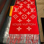 Louis Vuitton Red Essential Scarf - 3