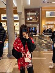 Louis Vuitton Red Essential Scarf - 4