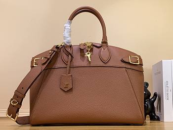 Louis Vuitton Lock It MM M22925 brown leather bag