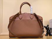 Louis Vuitton Lock It MM M22925 brown leather bag - 5