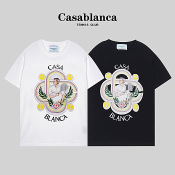 Casablanca shirt ( white/ black)