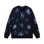 Louis Vuitton black lv logo sweater - 1