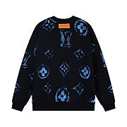 Louis Vuitton black lv logo sweater - 5