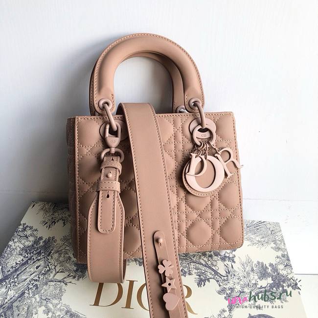 Dior lady beige matte ABC 20cm bag - 1