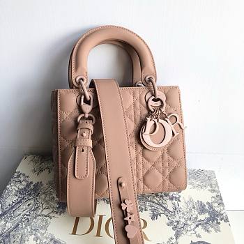 Dior lady beige matte ABC 20cm bag