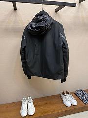 Prada technical black fabric ski windbreaker coat - 6