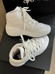 Chanel white sneaker boots - 6