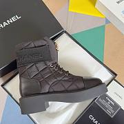 Chanel puffy black boots - 2