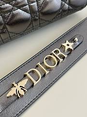 Dior ABC Lady Metallic Gray Small Bag - 6