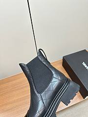 Chanel chelsea black leather boots - 2