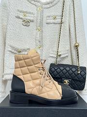 Chanel puffy beige boots 02 - 2