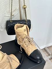 Chanel puffy beige boots 02 - 6