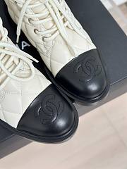 Chanel puffy white boots - 6