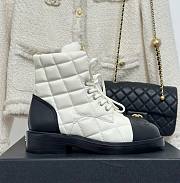 Chanel puffy white boots - 1