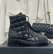 Chanel puffy black boots 02 - 1