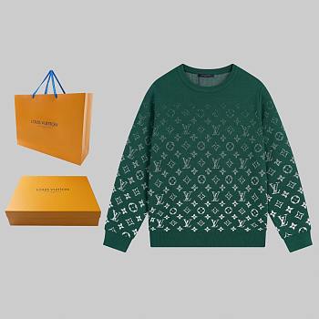 Louis Vuitton green sweater 