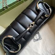 Gucci Horsebit large chain black leather bag - 3