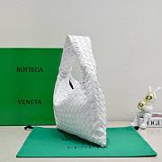 Bottega Veneta medium hop white leather bag  - 3