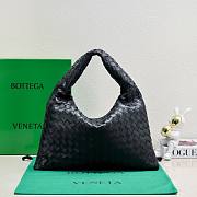 Bottega Veneta medium hop black leather bag - 1