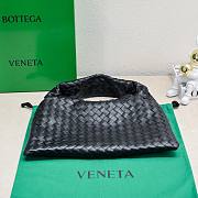 Bottega Veneta medium hop black leather bag - 6