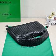 Bottega Veneta medium hop black leather bag - 2