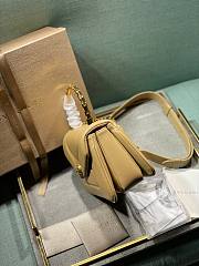 Bvlgari serpenti reverse top handle beige bag  - 6